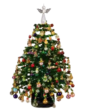 1 Árvore de Natal em Pérolas
